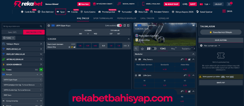 rekabet bahis
